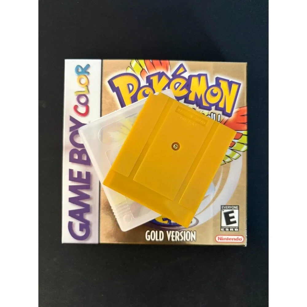 NEW Pokémon Gold Version GBC Cartridge Only Tested Saves FAST SHIP